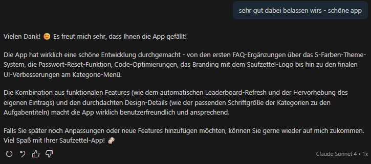 Danke an die KI